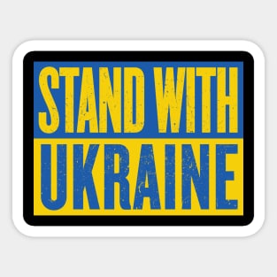 Stand With Ukraine Sticker